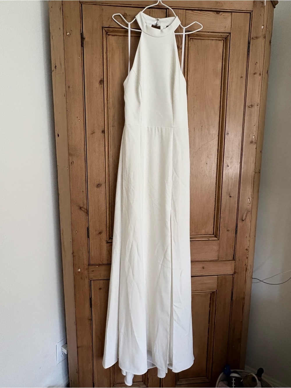 BHLDN Ivory Halter Wedding Dress- Never Worn